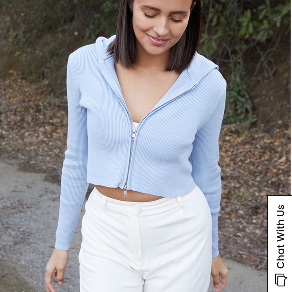 John Galt light blue Arden hoodie